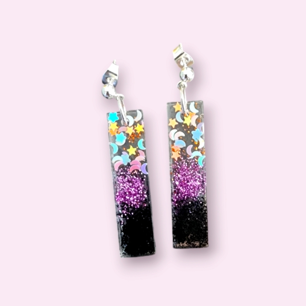 New Handmade Fall Resin Earrings